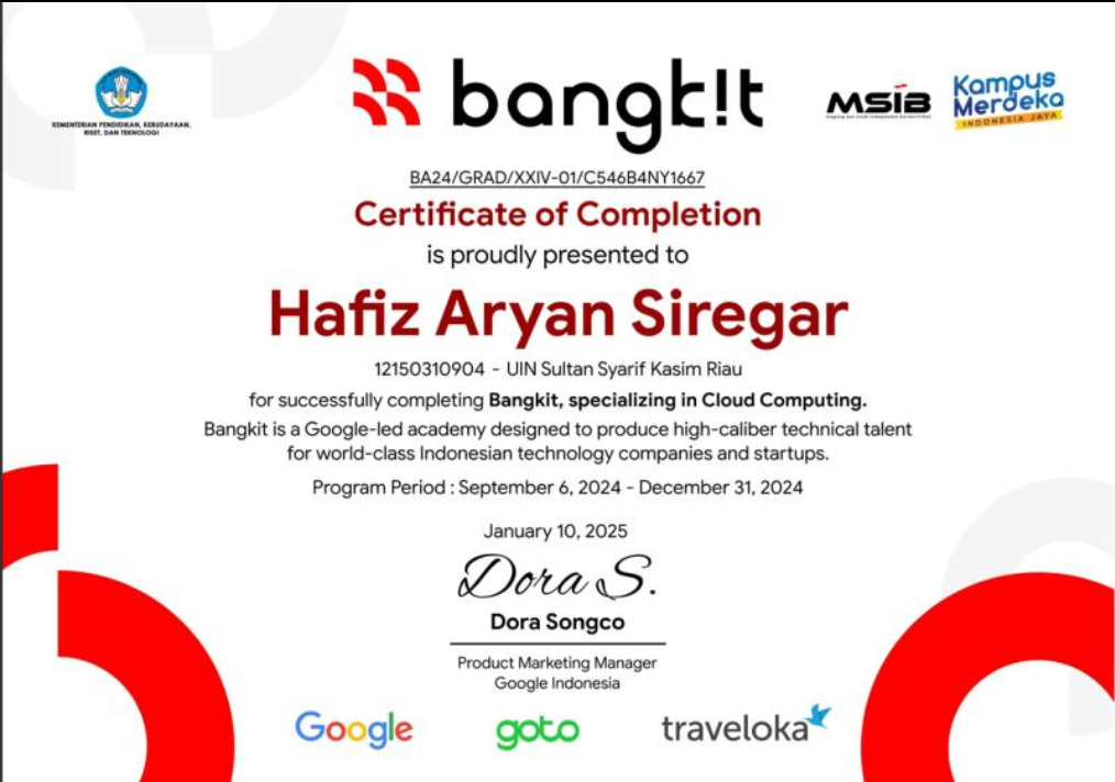 Certificate 1