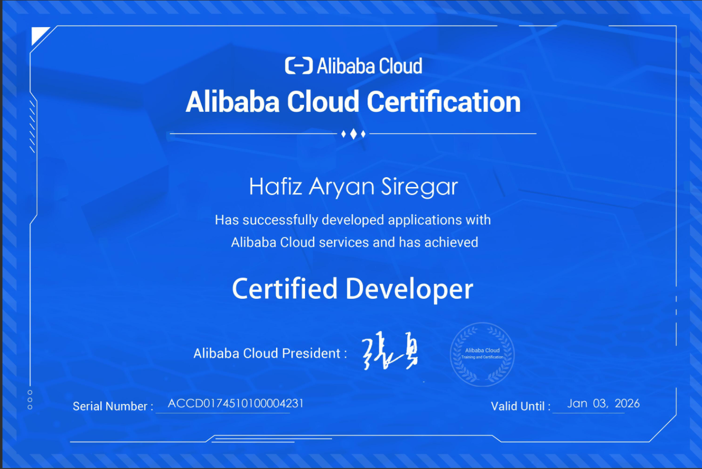 Certificate 2