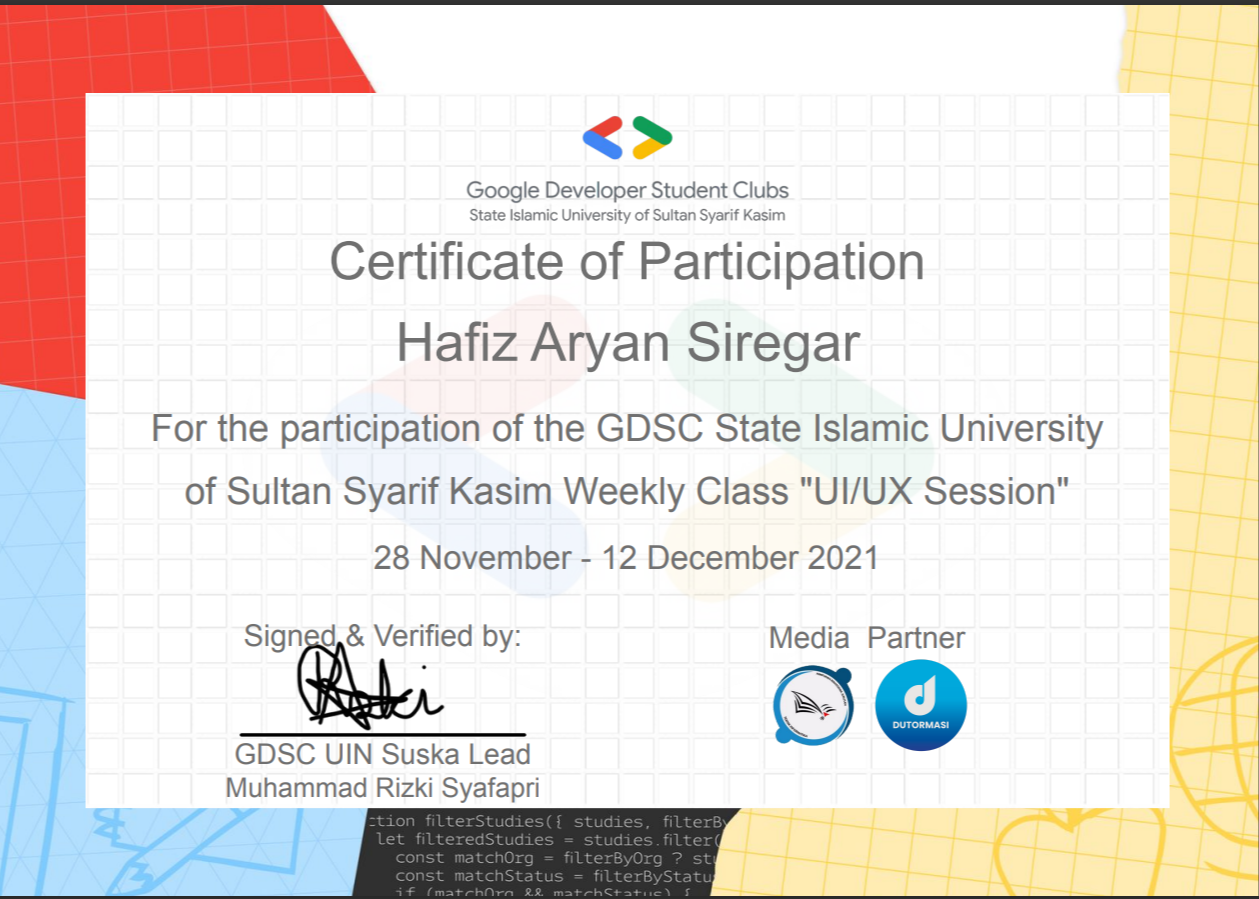 Certificate 1